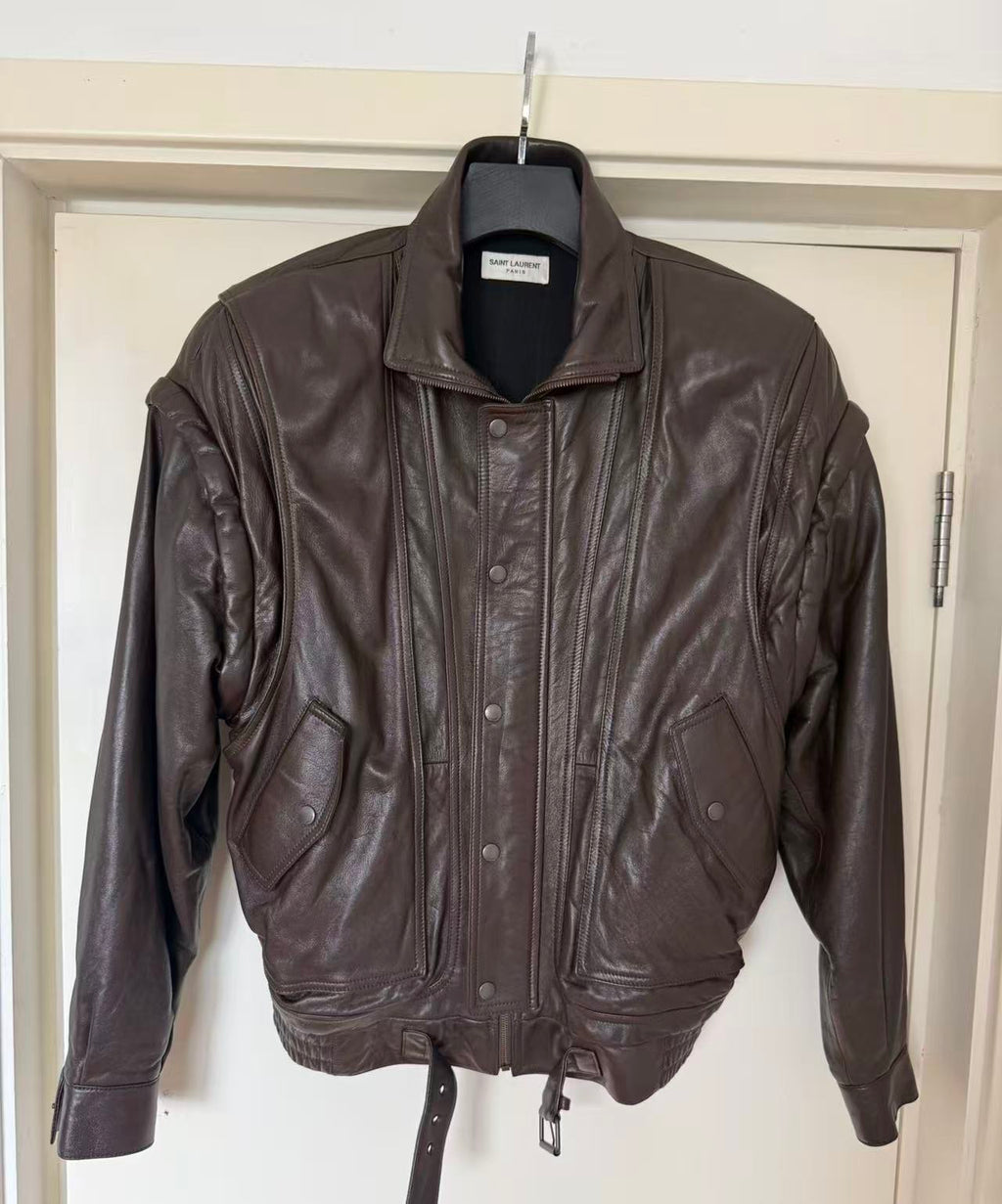 Saint Laurent 23FW Leather Bomber