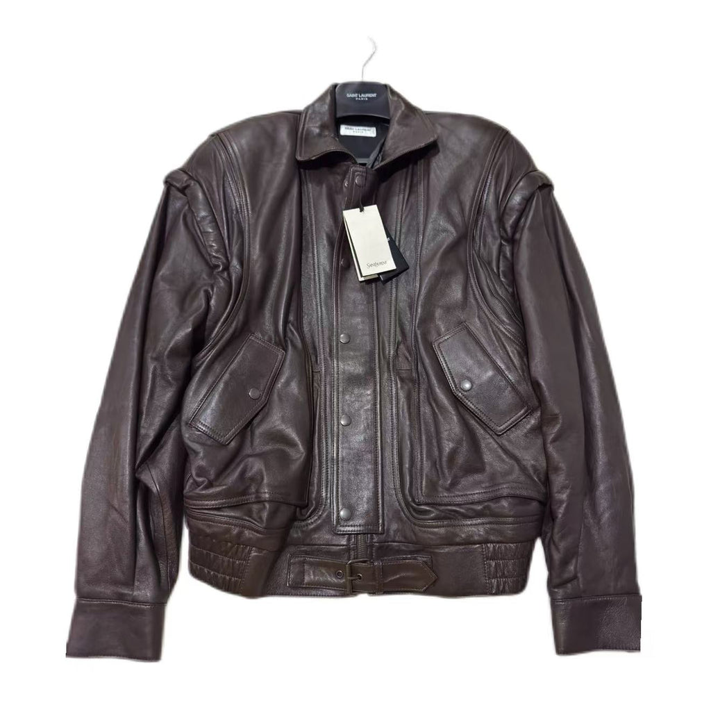 Saint Laurent 23FW Leather Bomber