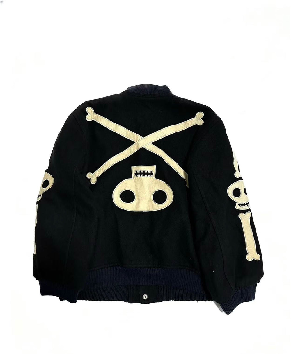 Hysteric Glamour Skeleton Varsity Jacket