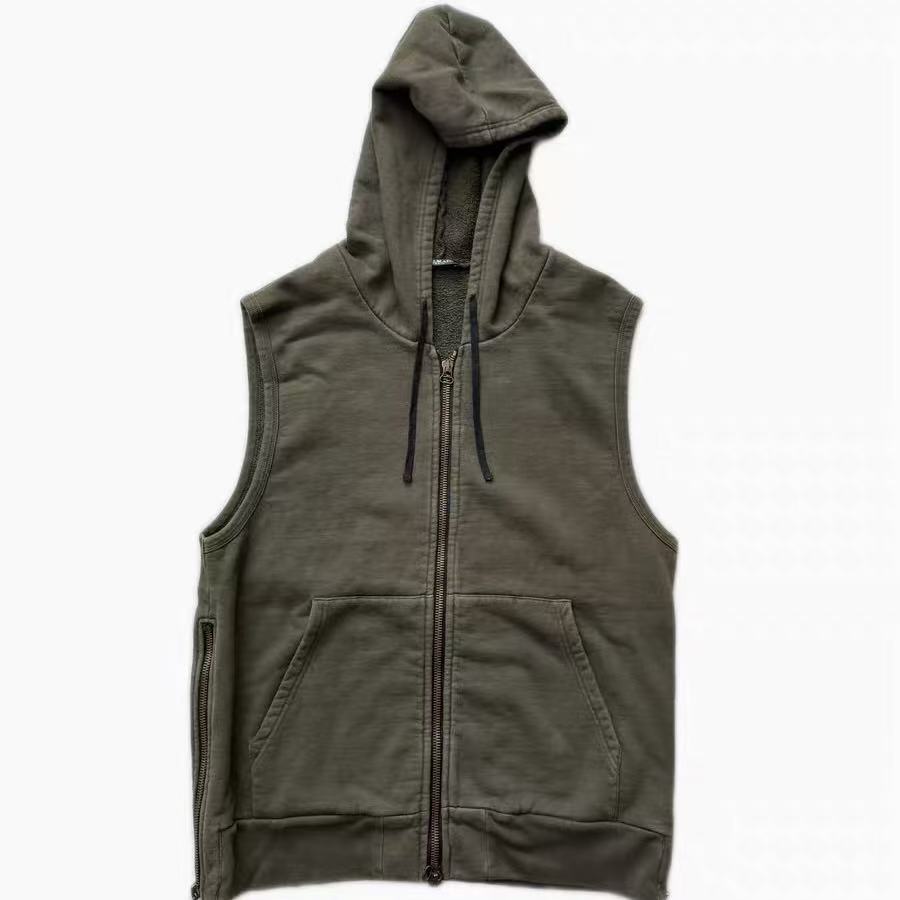 Balmain Homme 10SS Sleeveless Zip Hoodie