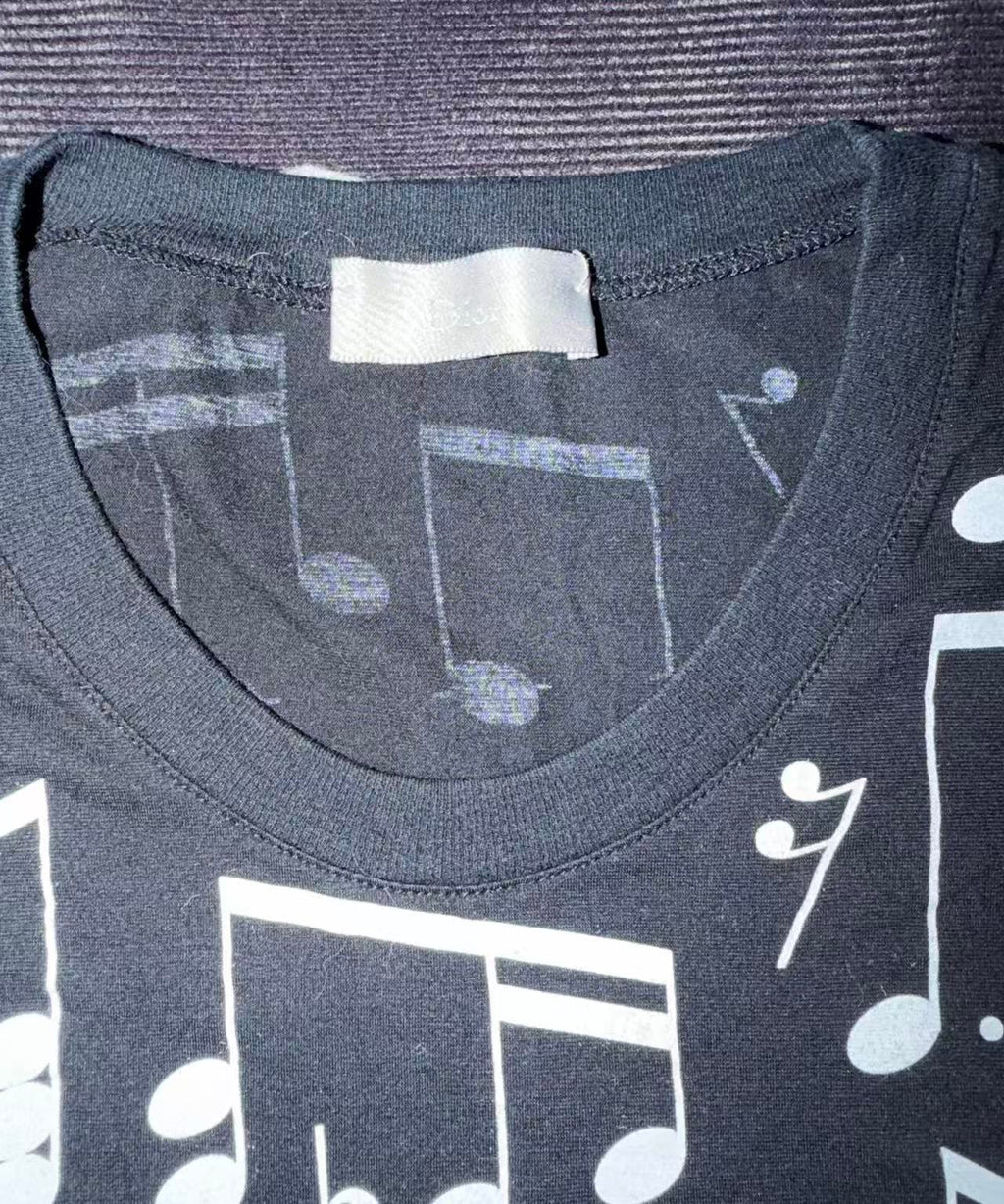 dior homme musical note tee