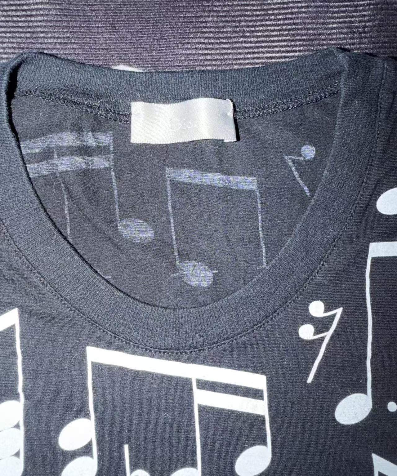 dior homme musical note tee