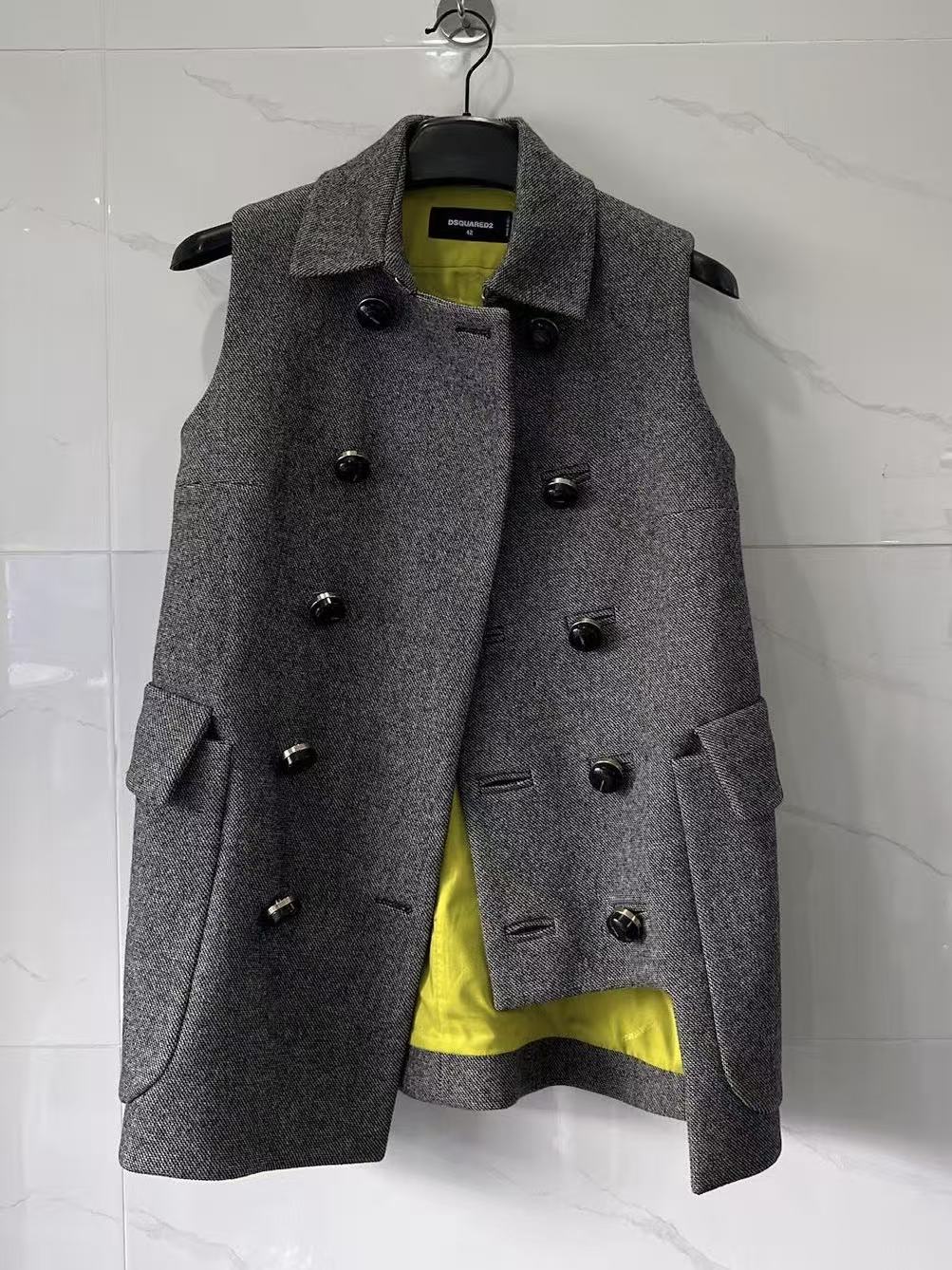 Dsquared2 14FW Double-Breasted Vest