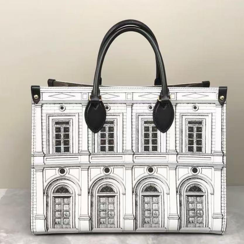 Louis Vuitton Fornasetti 2021 On‑The‑Go MM Tote Bag