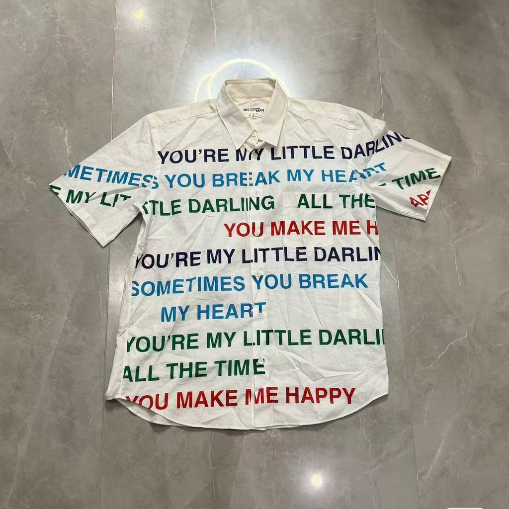 Junya Watanabe Comme Des Garcons 02SS Poem Shirt