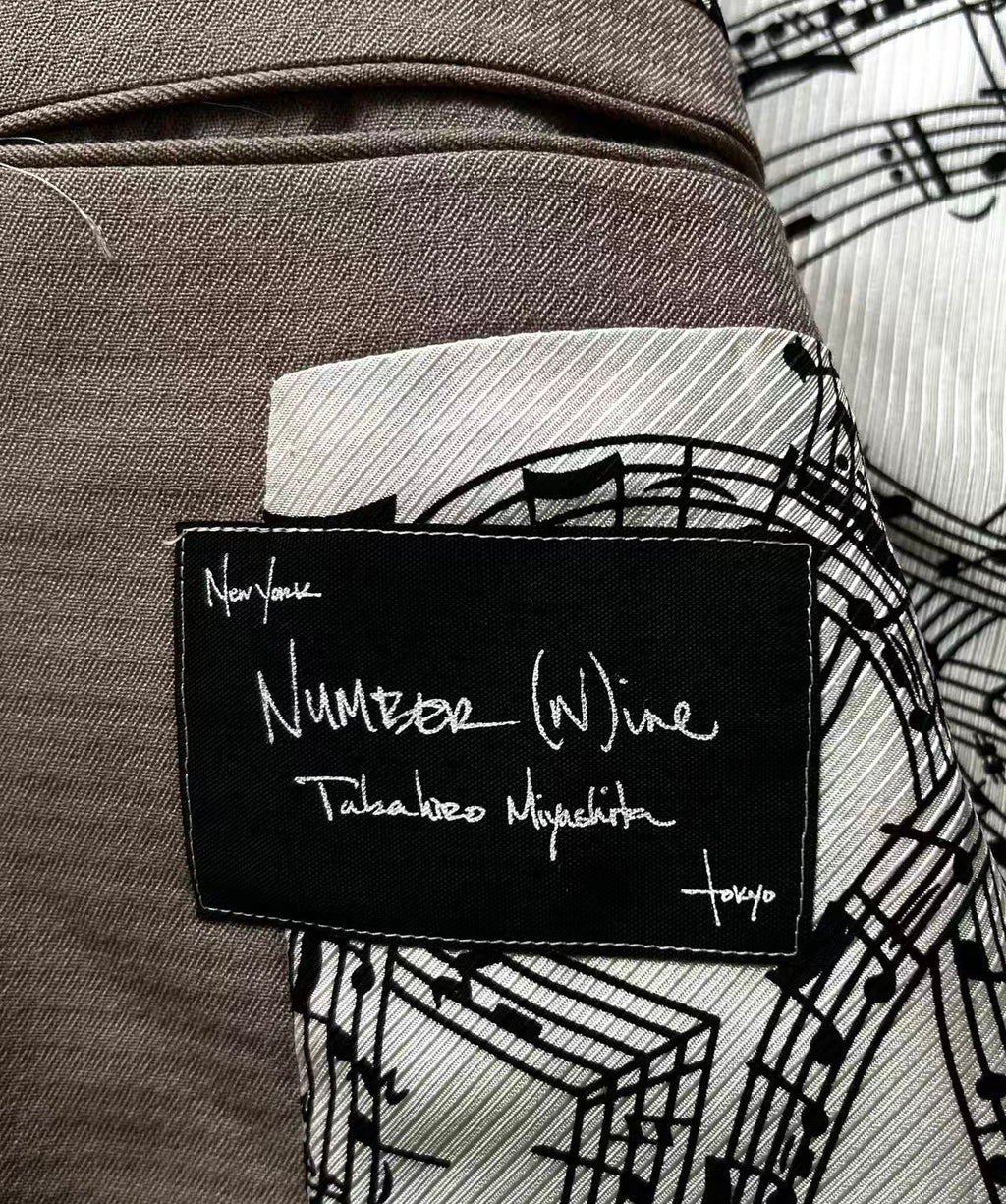 Number Nine 07ss About a Boy Notch Lapel Suit