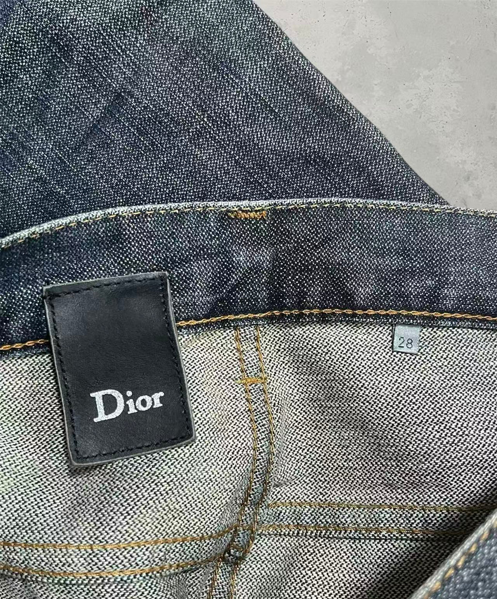 Dior Homme 08AW Washed Jeans