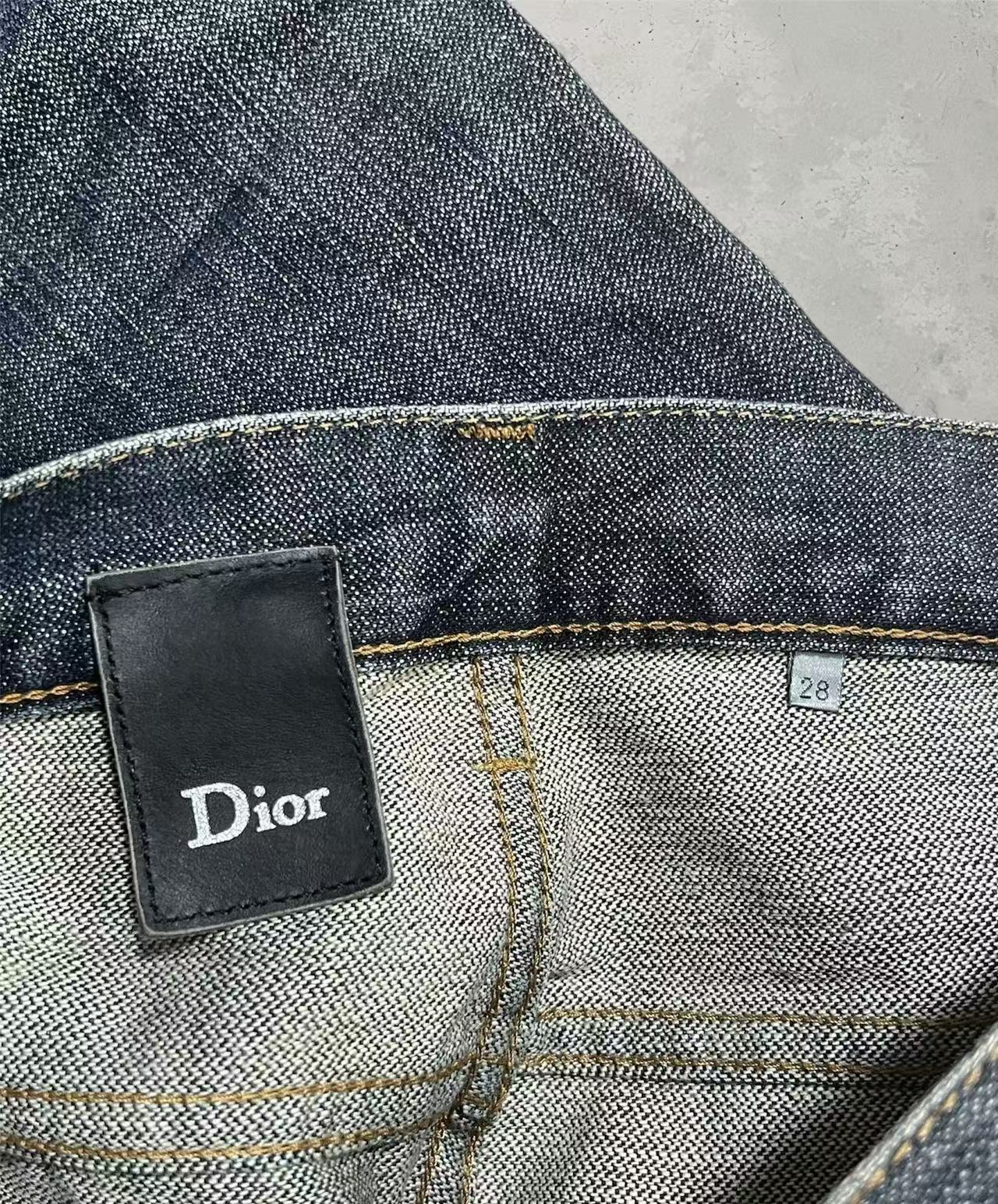 Dior Homme 08AW Washed Jeans