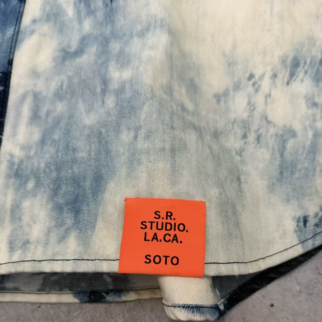 Sterling Ruby S.R.STUDIO.LA.CA. Indigo Bleach SHirt