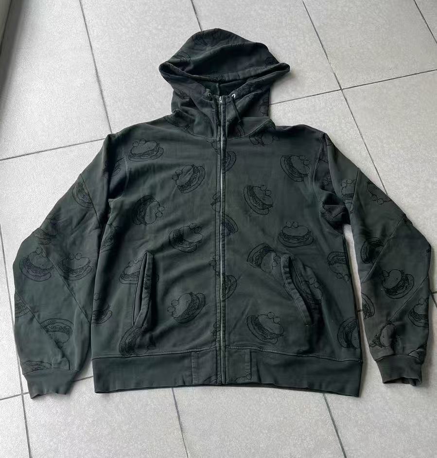 Undercover SS02 Buddah Burger Zip Up Hoodie