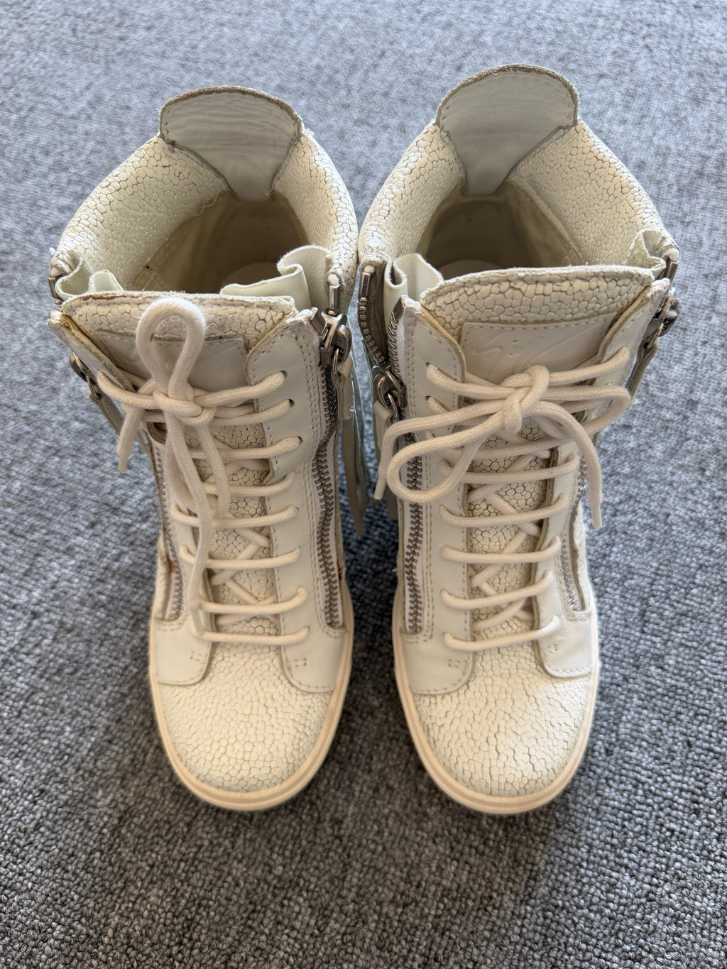 giuseppe zanotti wedge sneakers