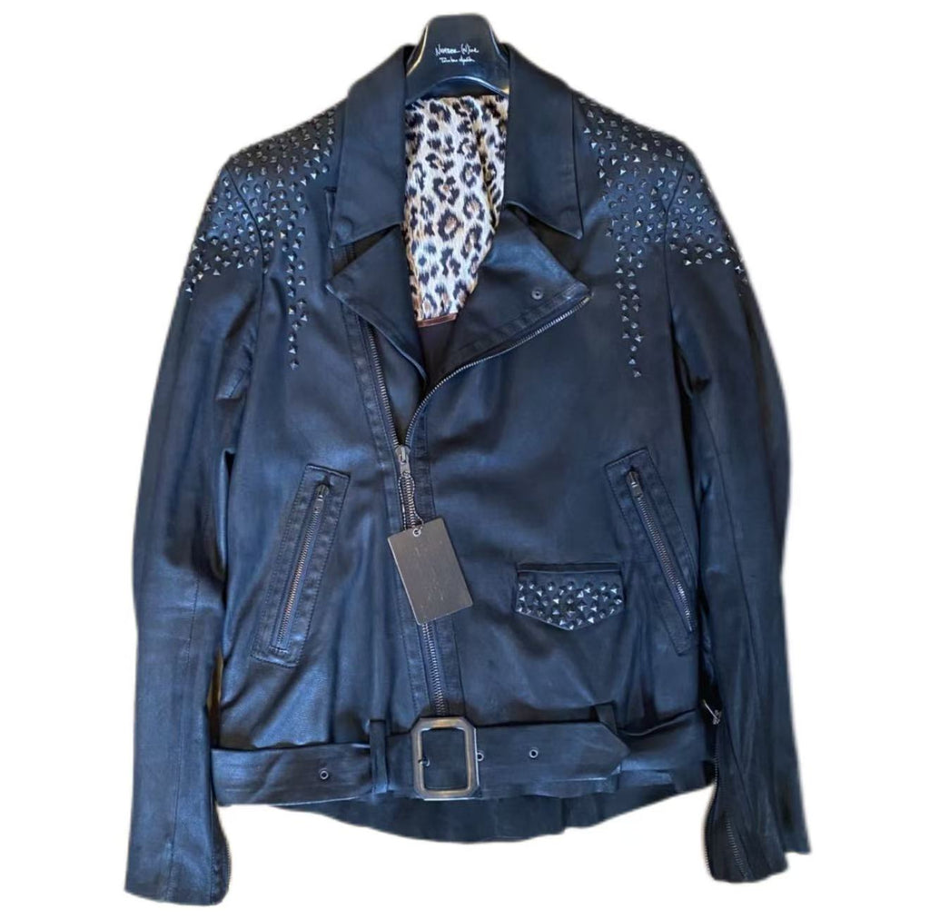Number Nine 06SS Studded Leather Jacket