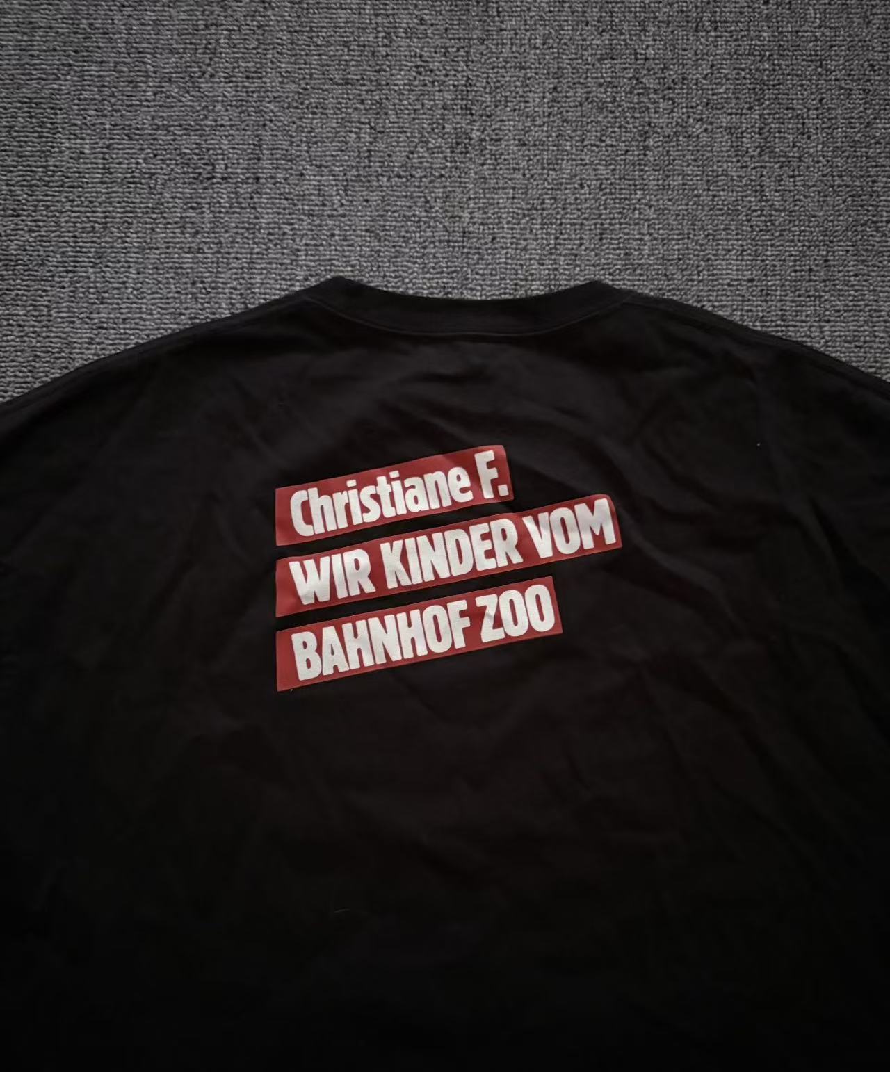 Raf Simons 18AW Christiane F Tee