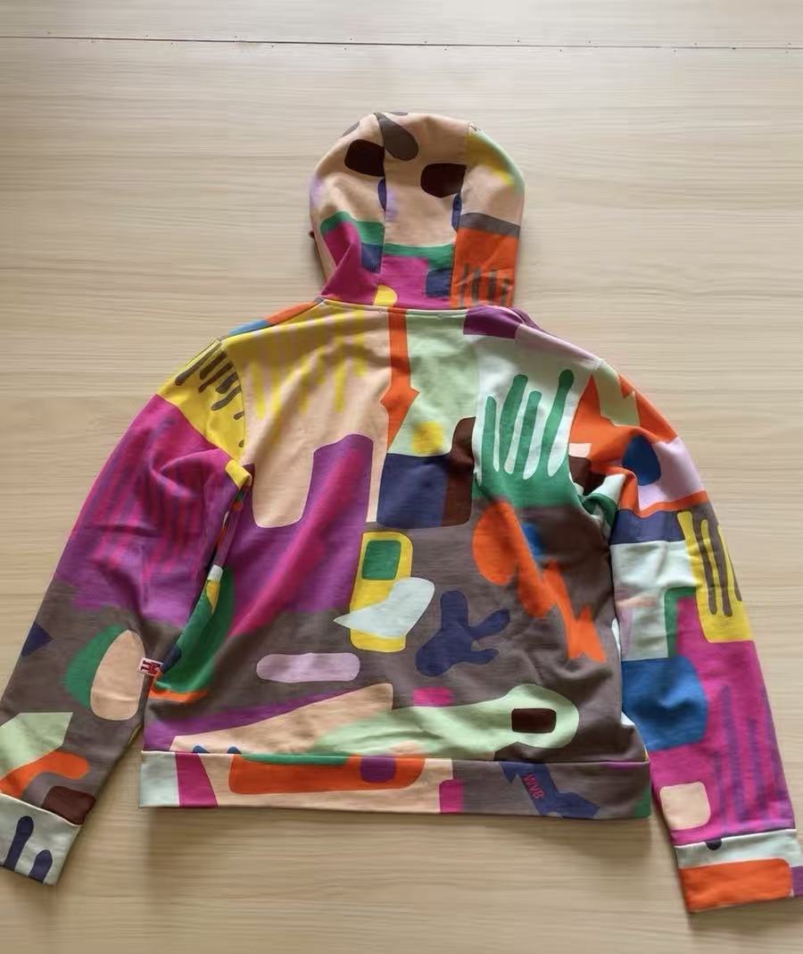 Walter Van Beirendonck 19AW Multi-color Drip Print Hoodie