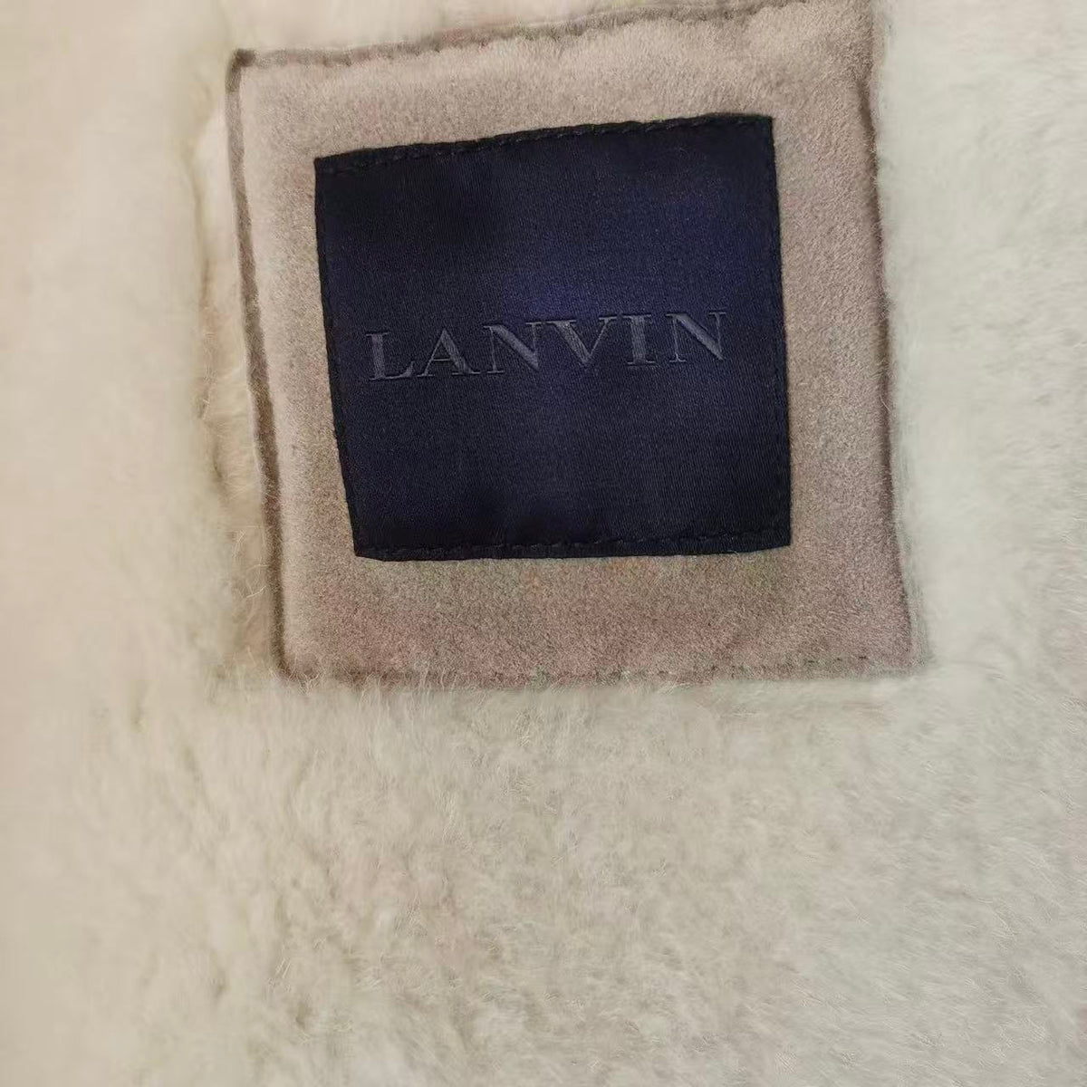 Lanvin 15FW Shearling Suede Studded Jacket