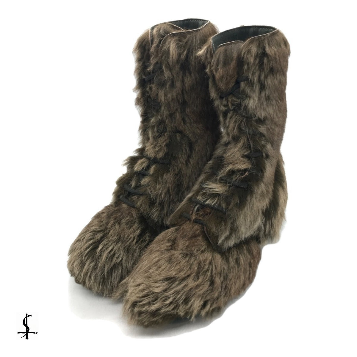 Chanel fur boots