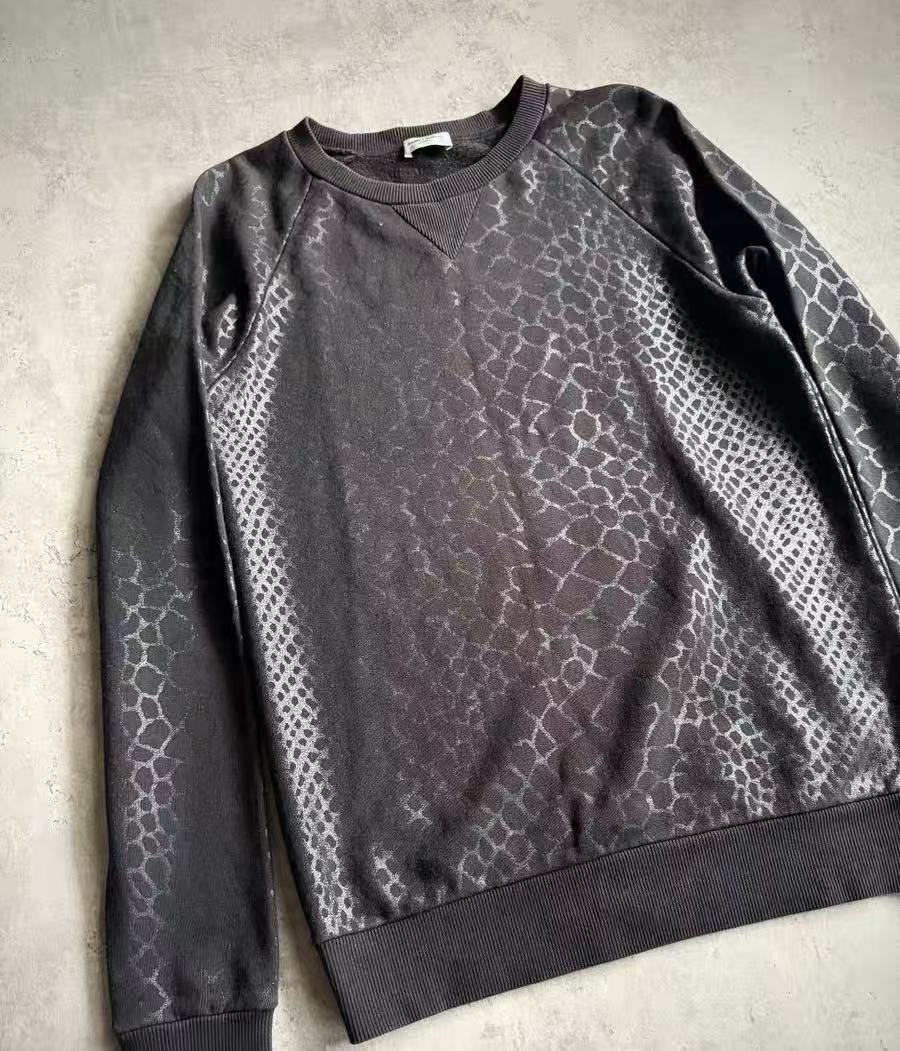 Saint Laurent 15AW Croc Embossed Sweatshirt