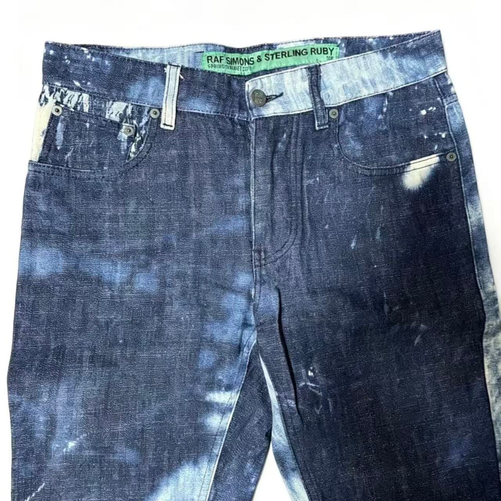 Raf Simons Sterling Ruby Bleach Denim