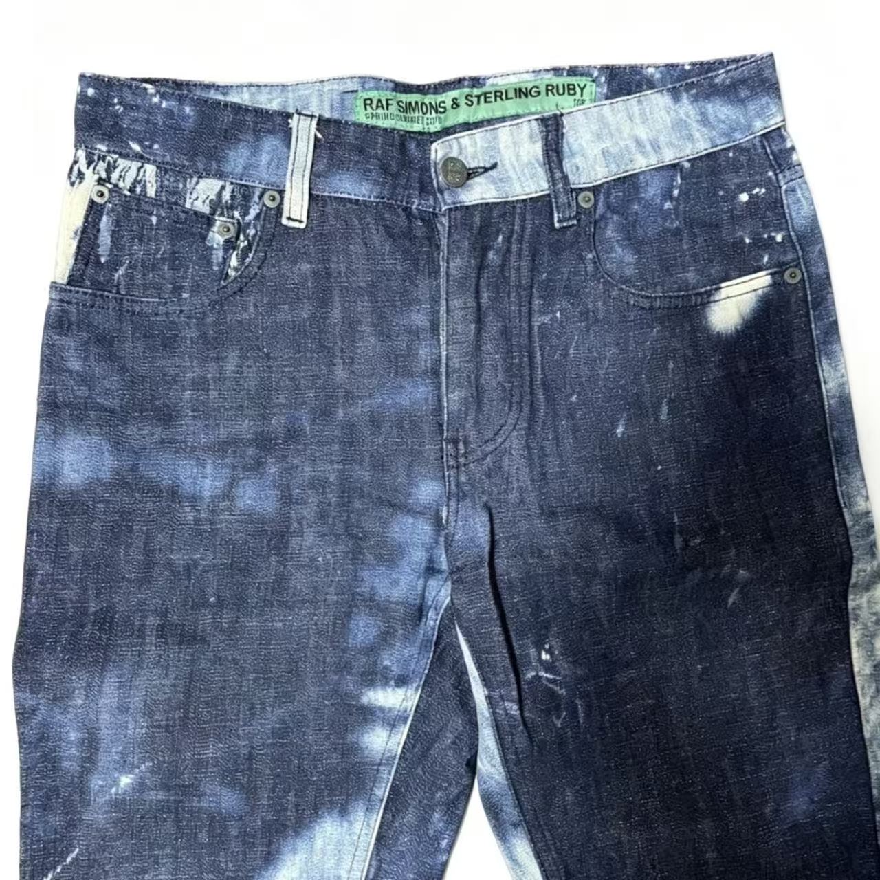 Raf Simons Sterling Ruby Bleach Denim