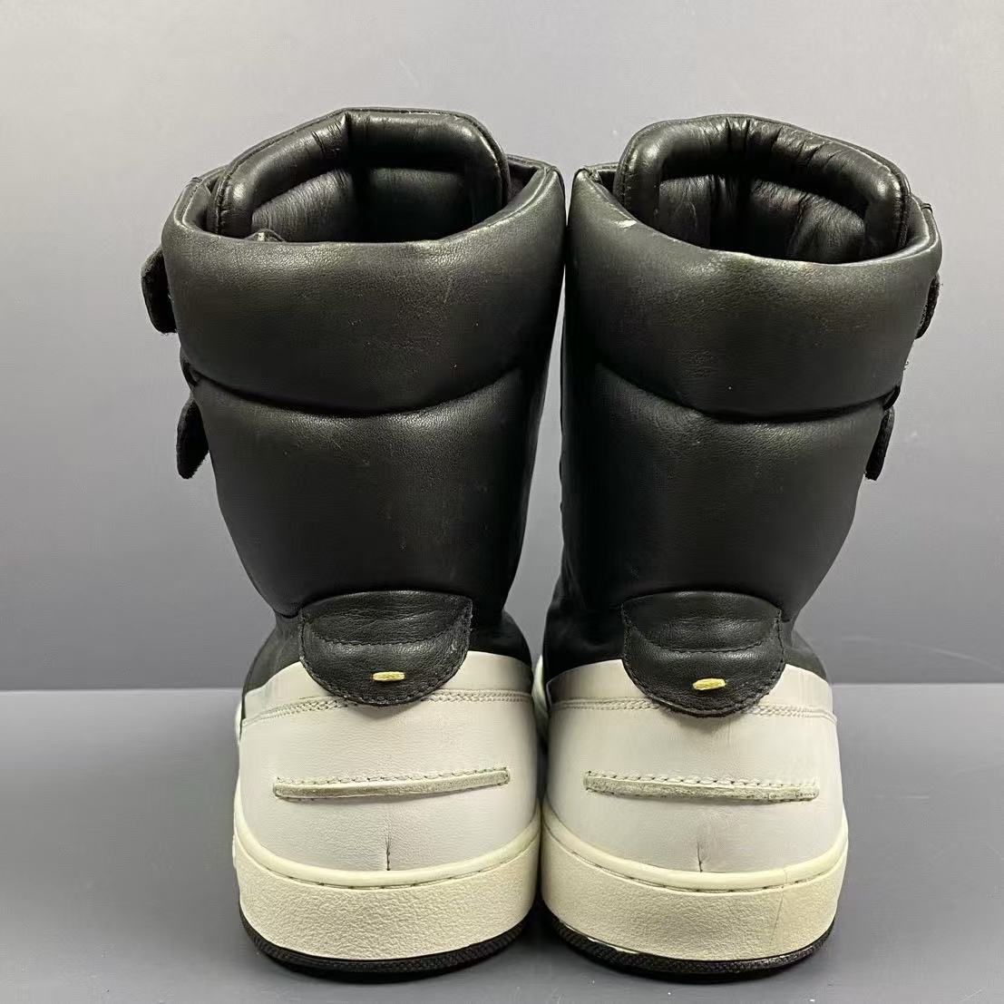 Fendi High-Top Belted Leather Sneakers