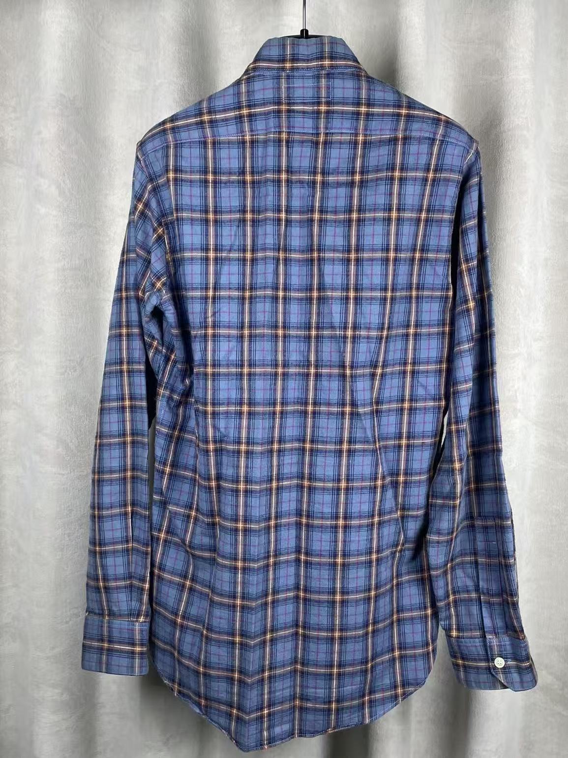 Saint Laurent 16AW Plaid Flannel Shirt