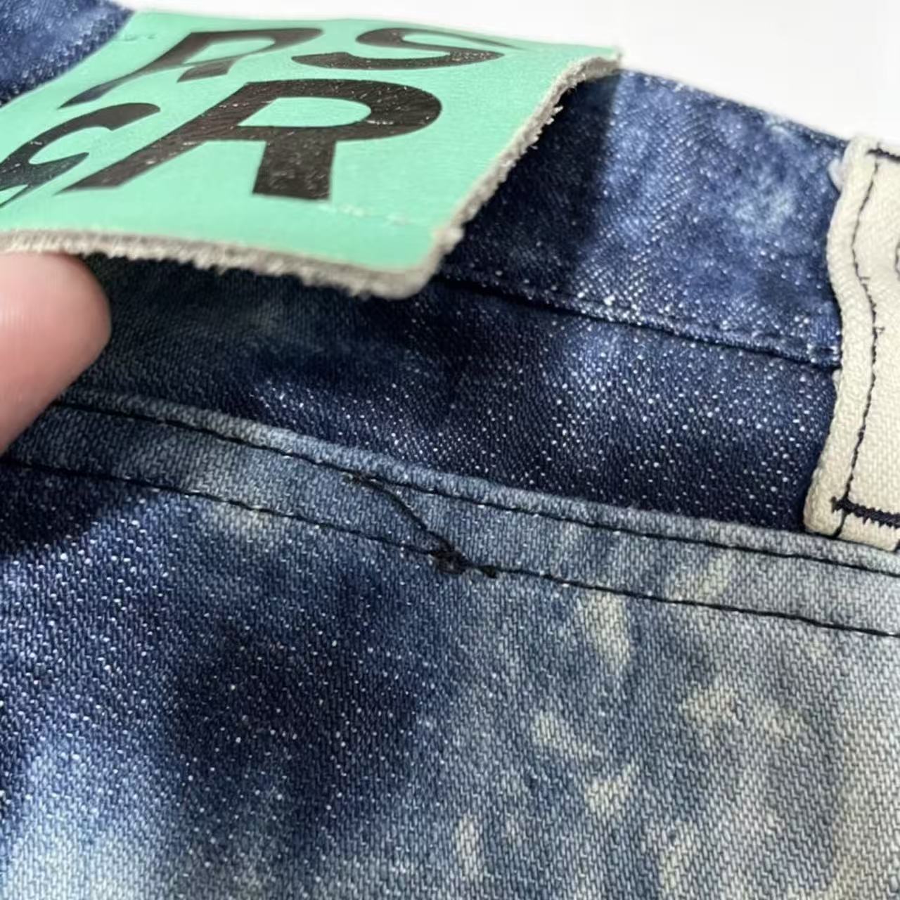 Raf Simons Sterling Ruby Bleach Denim