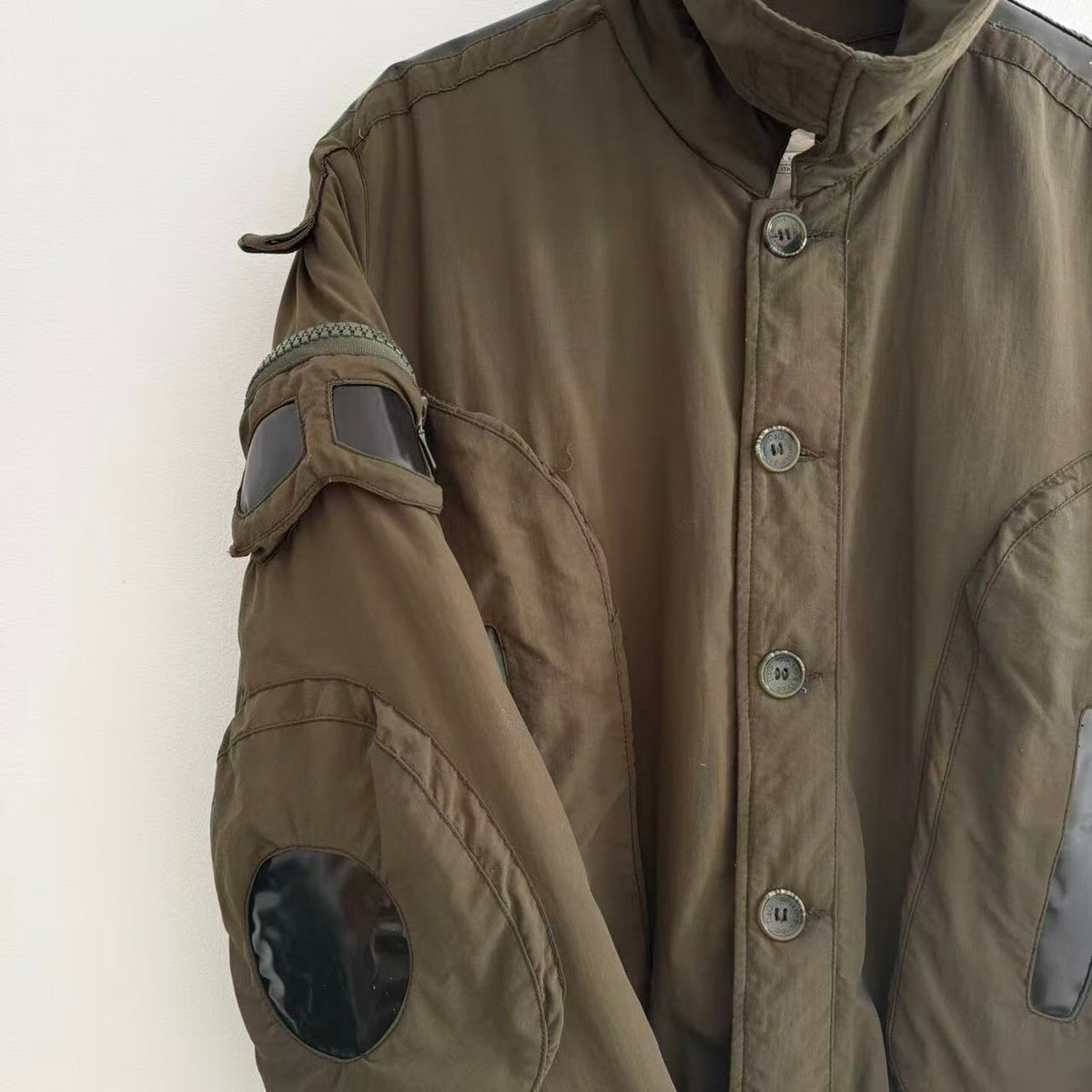 Dolce&Gabbana 04AW Aviator Khaki Green Goggles Bomber Jacket