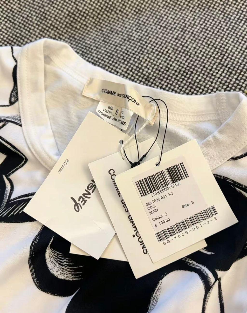 comme des garcons micky tank top
