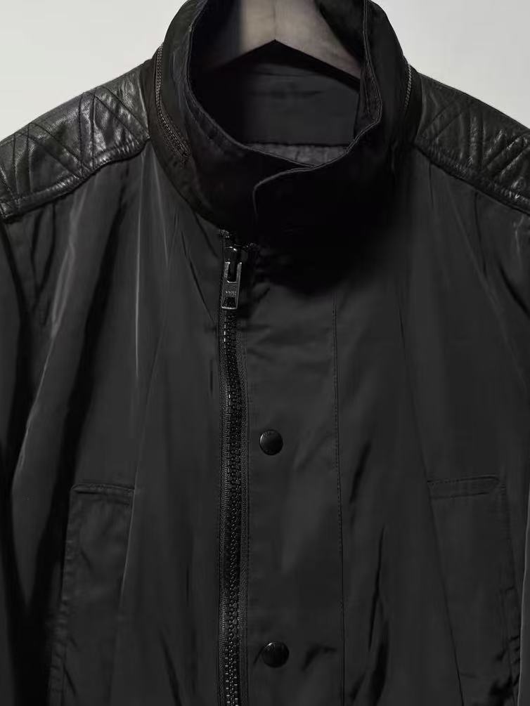 Givenchy 10AW Leather Patchwork Zipper Jacket