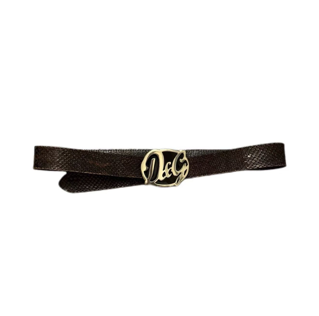 Dolce&Gabbana D&G Snakeskin Belt