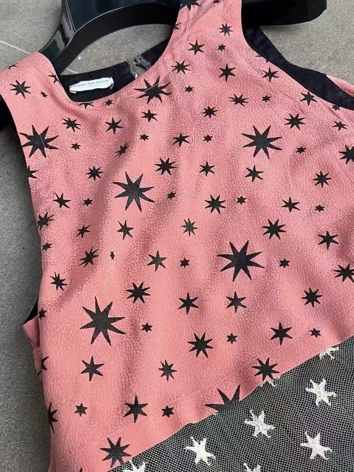 Dries Van Noten Star Motif Tank Top