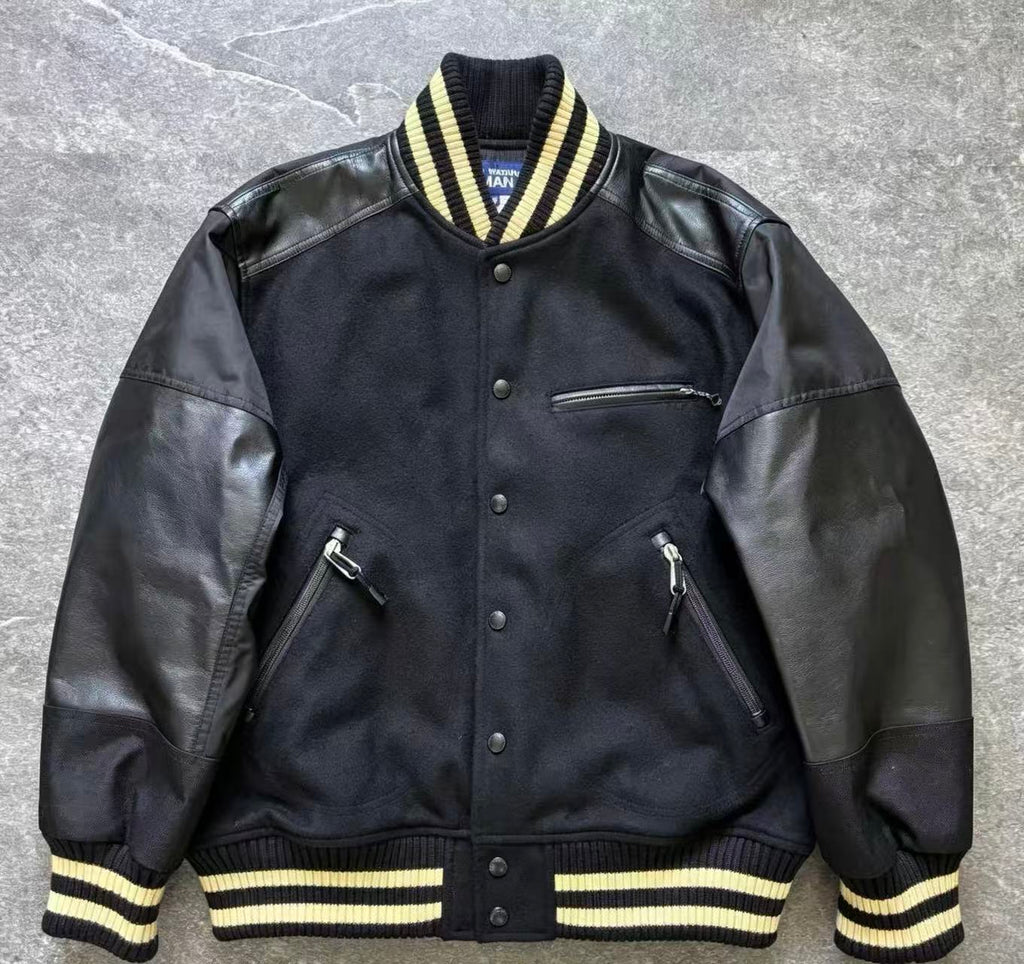 Junya Watnabe MAN 23AW Wool Nylon Varsity Jacket
