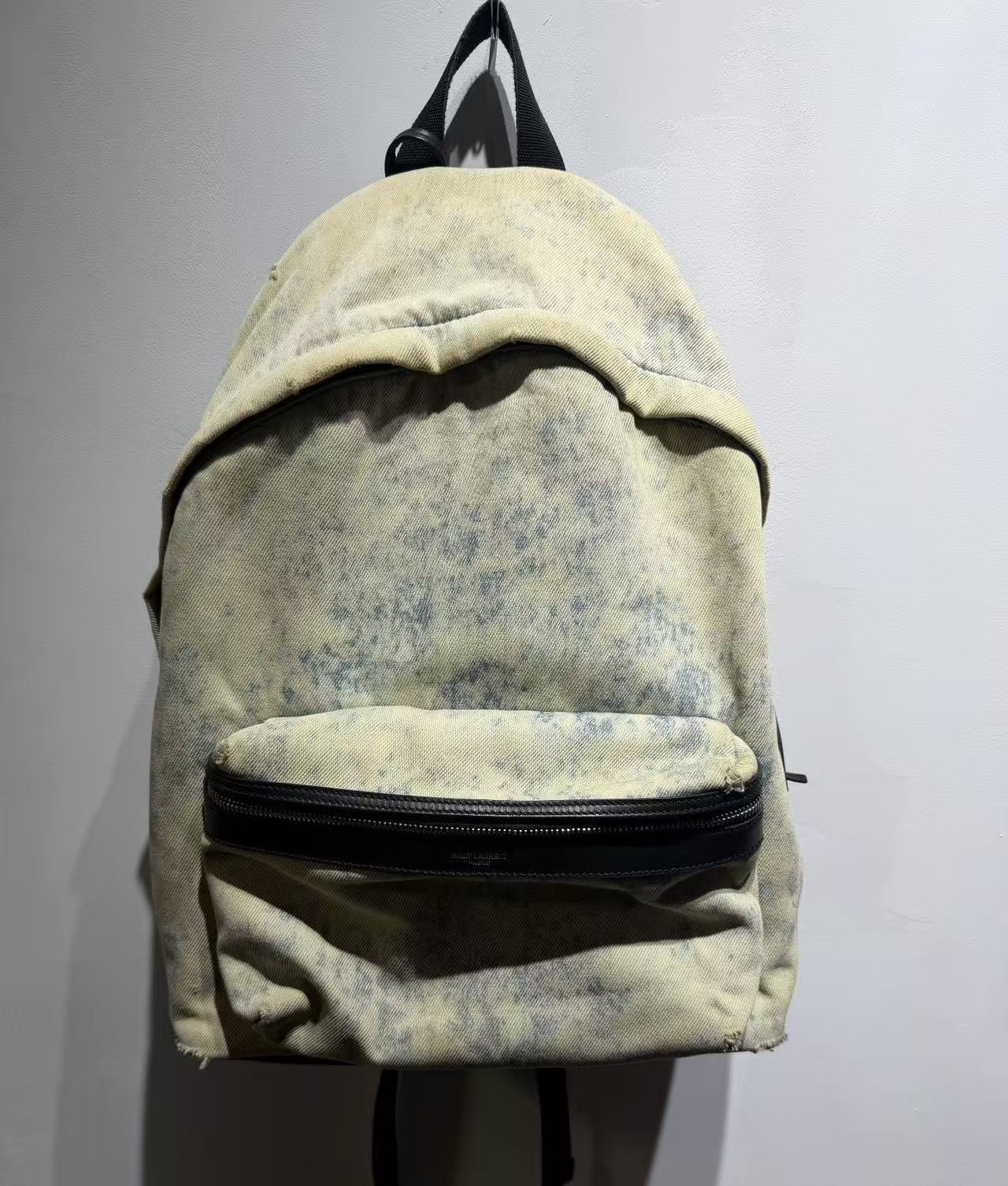 Saint Laurent Acid Wash City Backpack