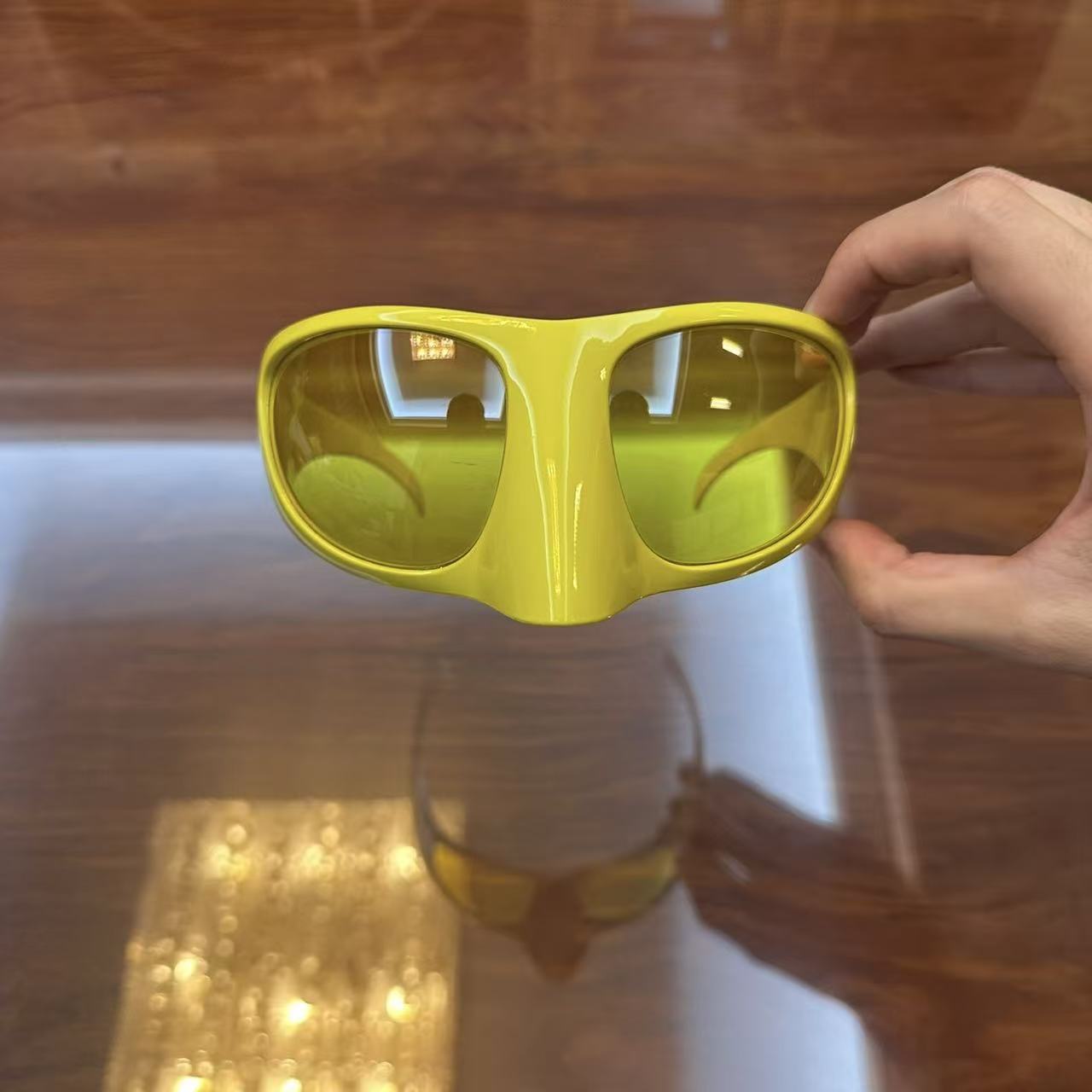 Bernhard Willhelm × Linda Farrow 2008 Mask Sunglasses