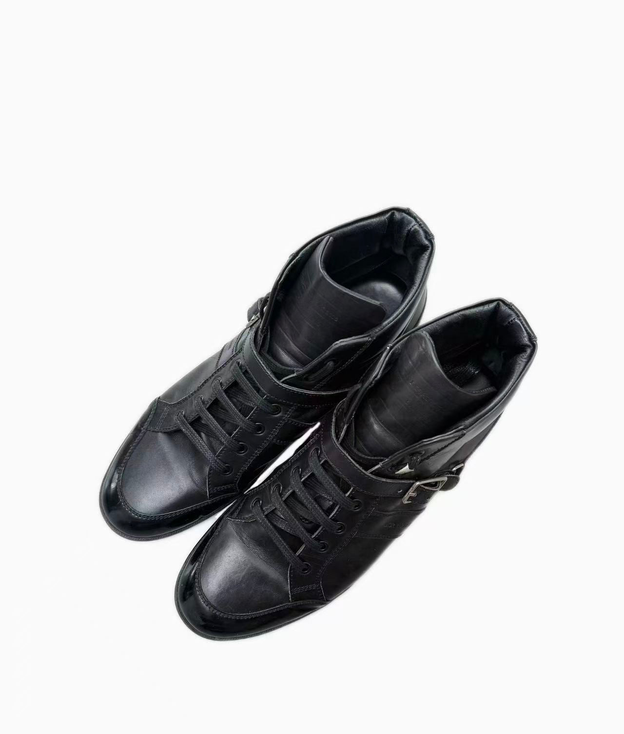 Dior Homme 06AW Buckle Strap High Top Sneakers
