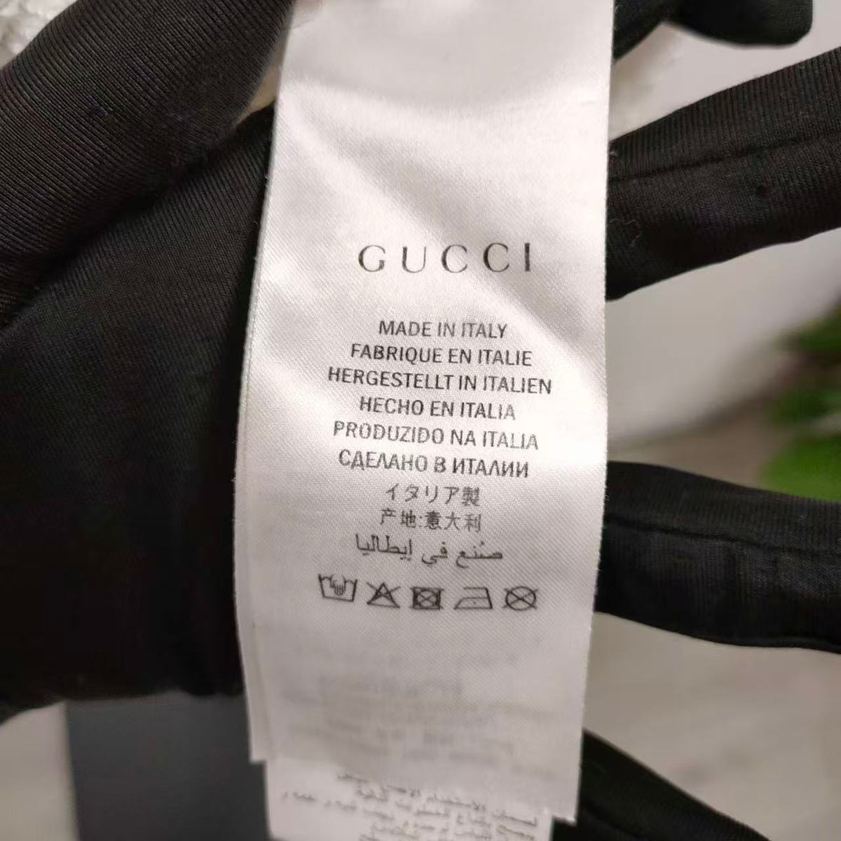 Gucci 19SS Elton John Levon‑Goodbye Eye Print Sweatshirt