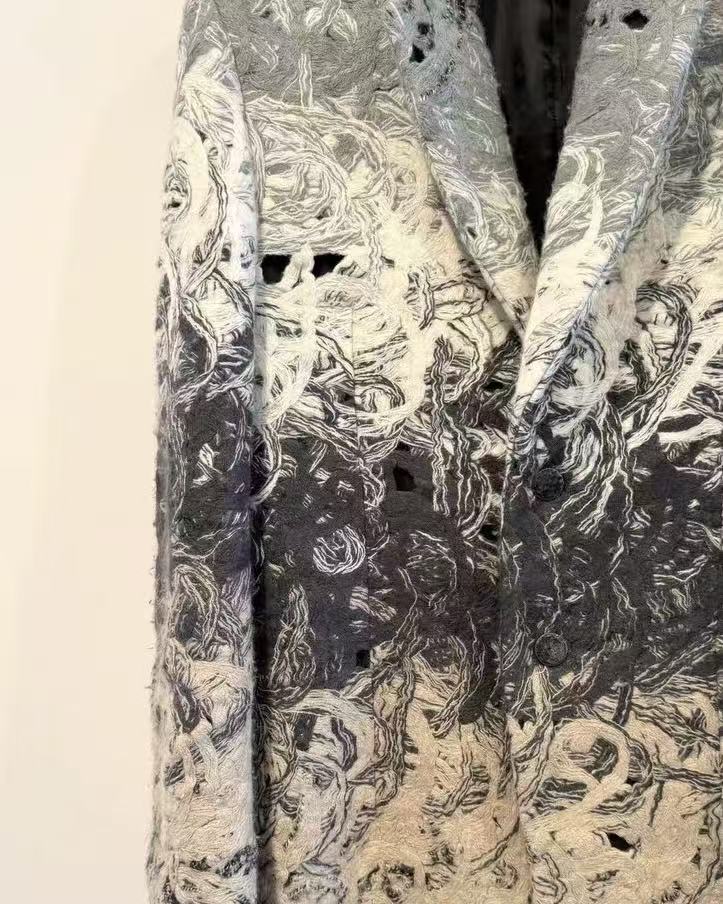 Raf Simons 08AW  Phoenix Embroidered Blazer