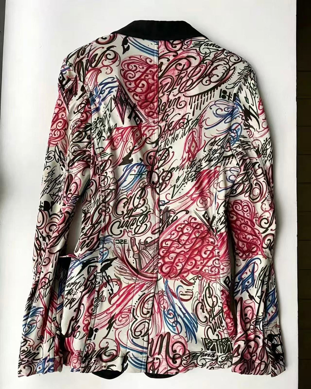 Comme des Garcons 15AW Graffiti Print Blazer