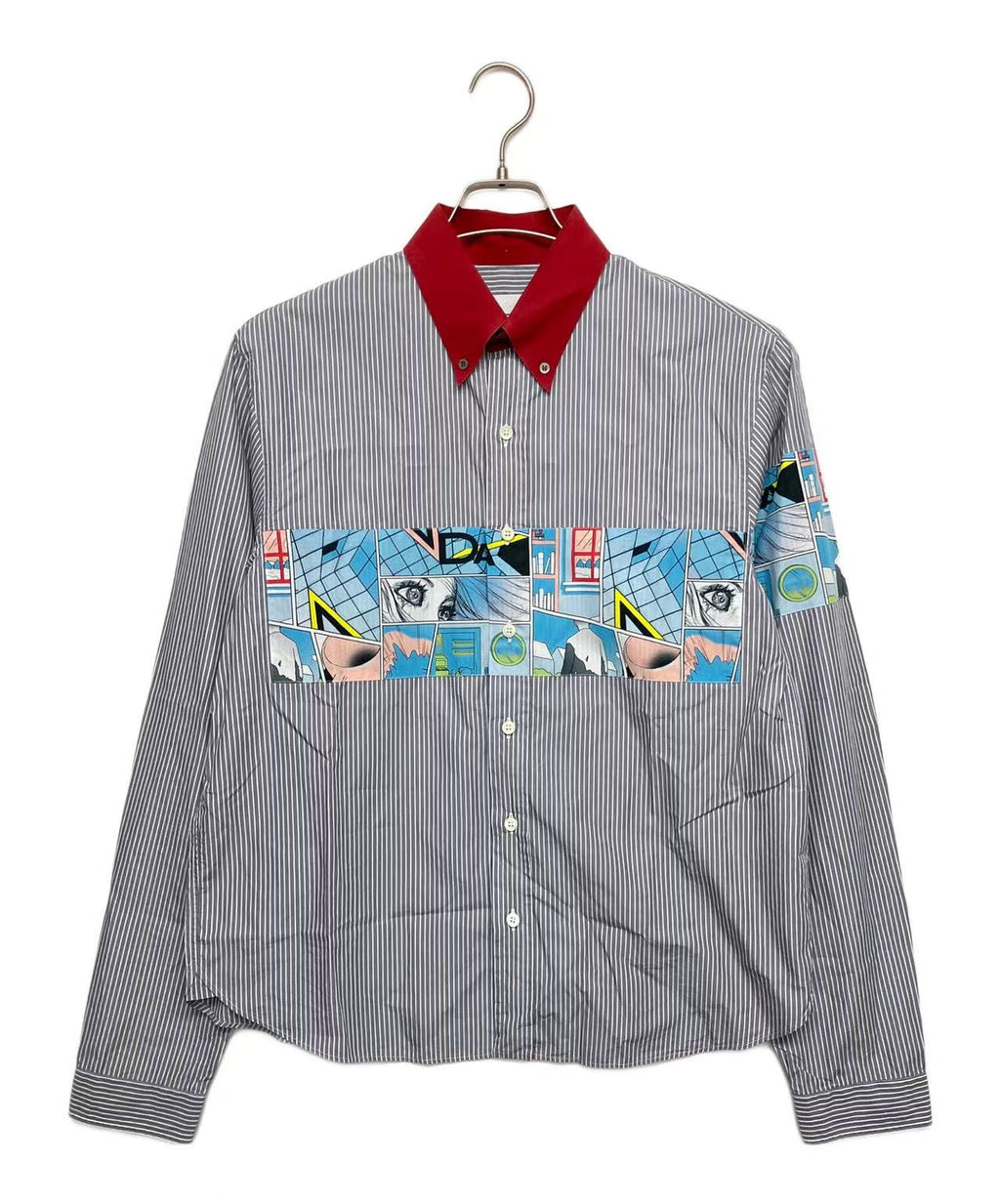 Prada 18SS comic Stripe Shirt