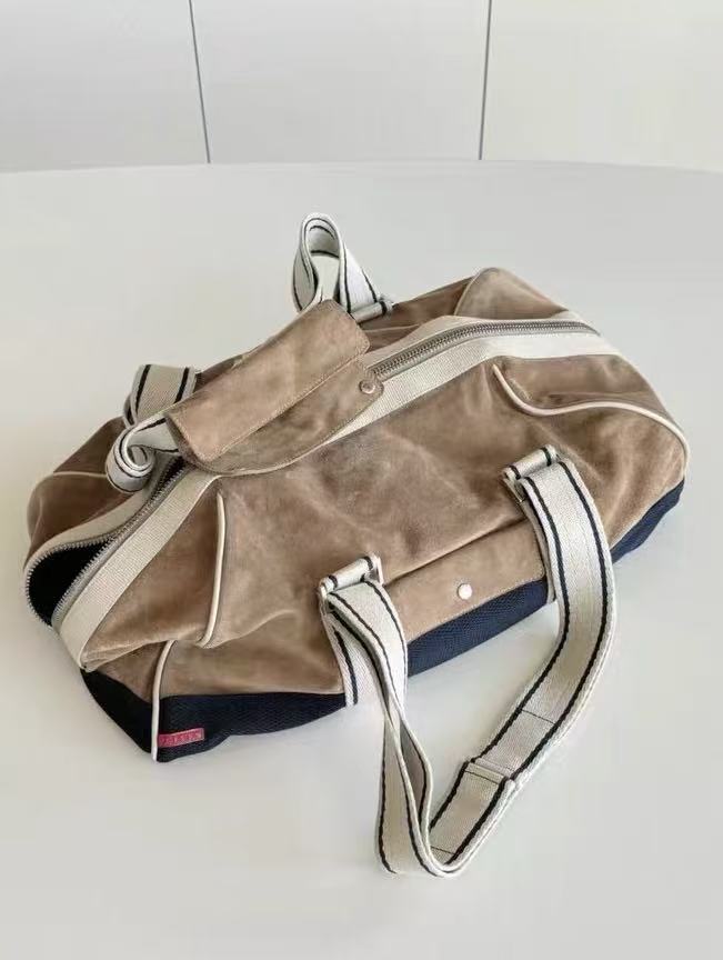 Prada Sports Suede Bowling Bag