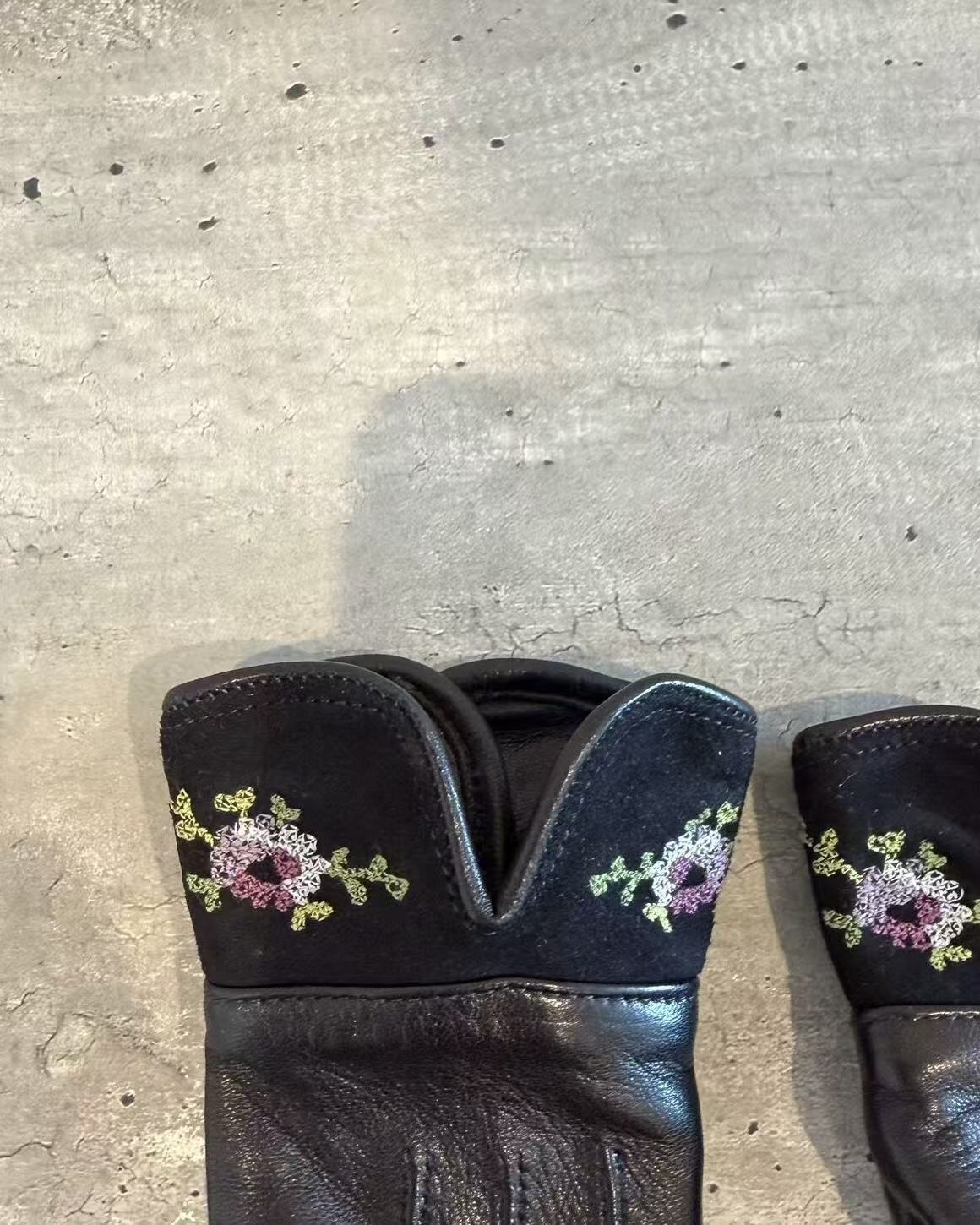 Enfants Riches Deprimes Rose Leather Gloves