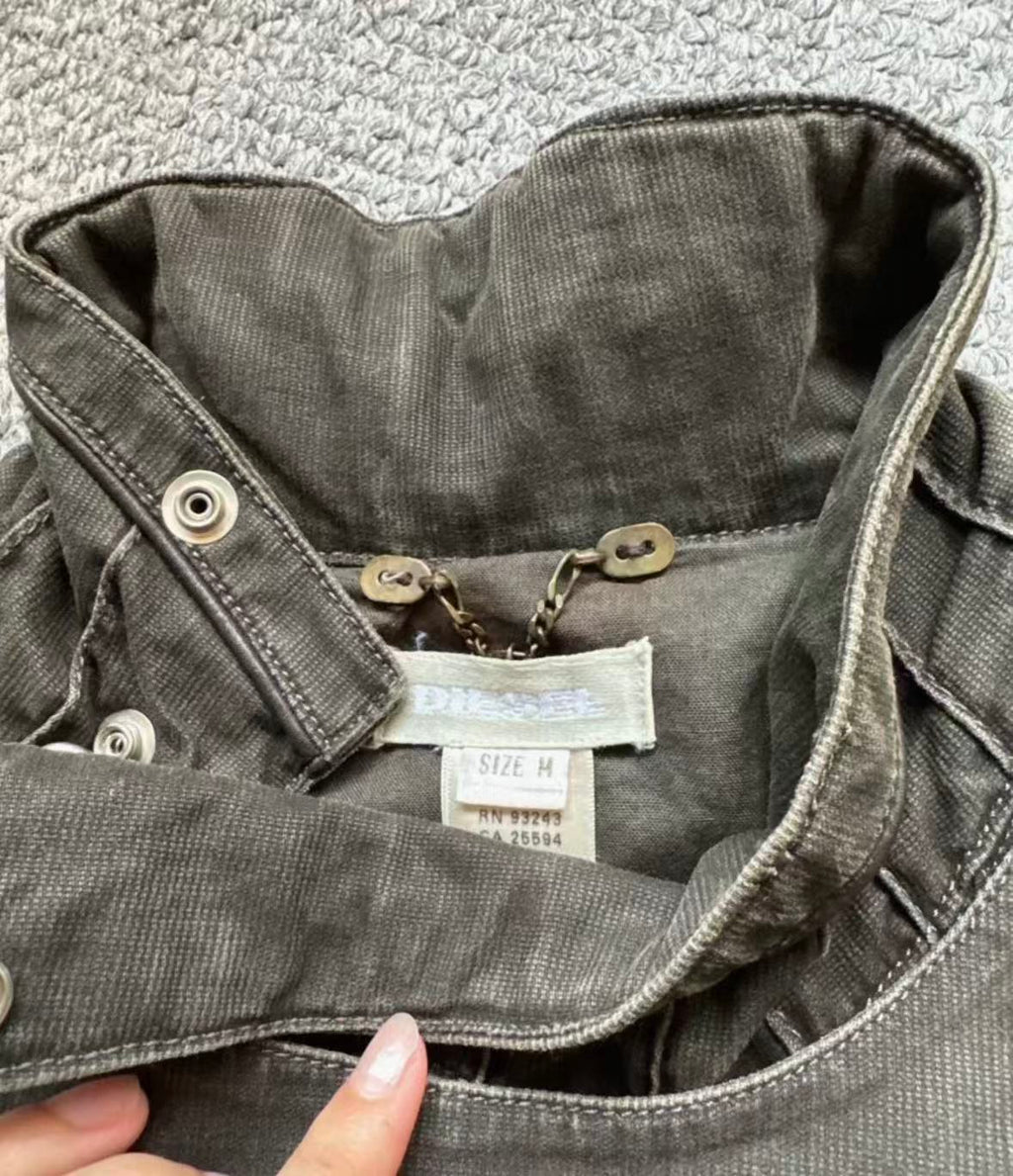 Diesel 06fw Asymmetric Rider Jacket