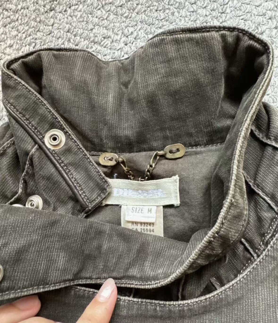 Diesel 06fw Asymmetric Rider Jacket