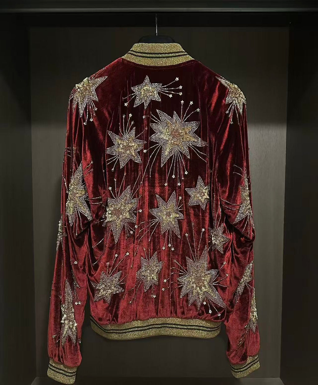Saint Laurent 15ss Red Fireworks Jacket