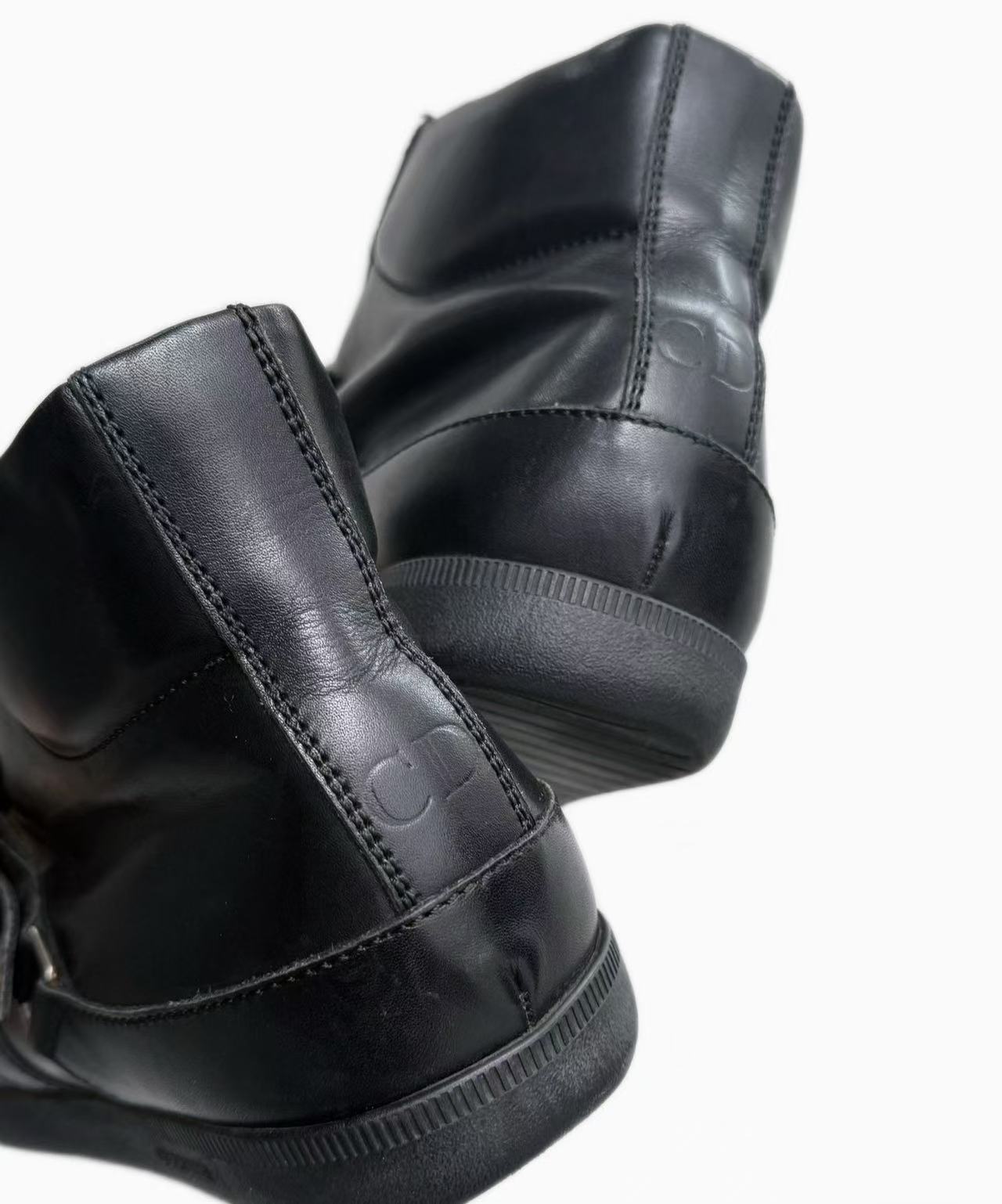 Dior Homme 06AW Buckle Strap High Top Sneakers