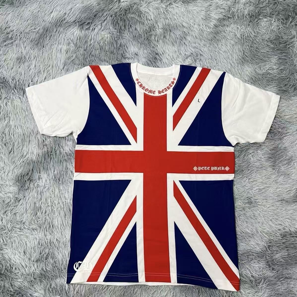 Chrome Hearts Union Jack Print Tee