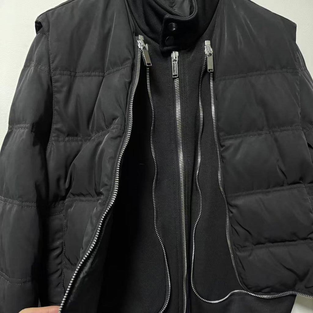 Dirk Bikkembergs Detachable Vest 2-in-1 Bomber Down Jacket