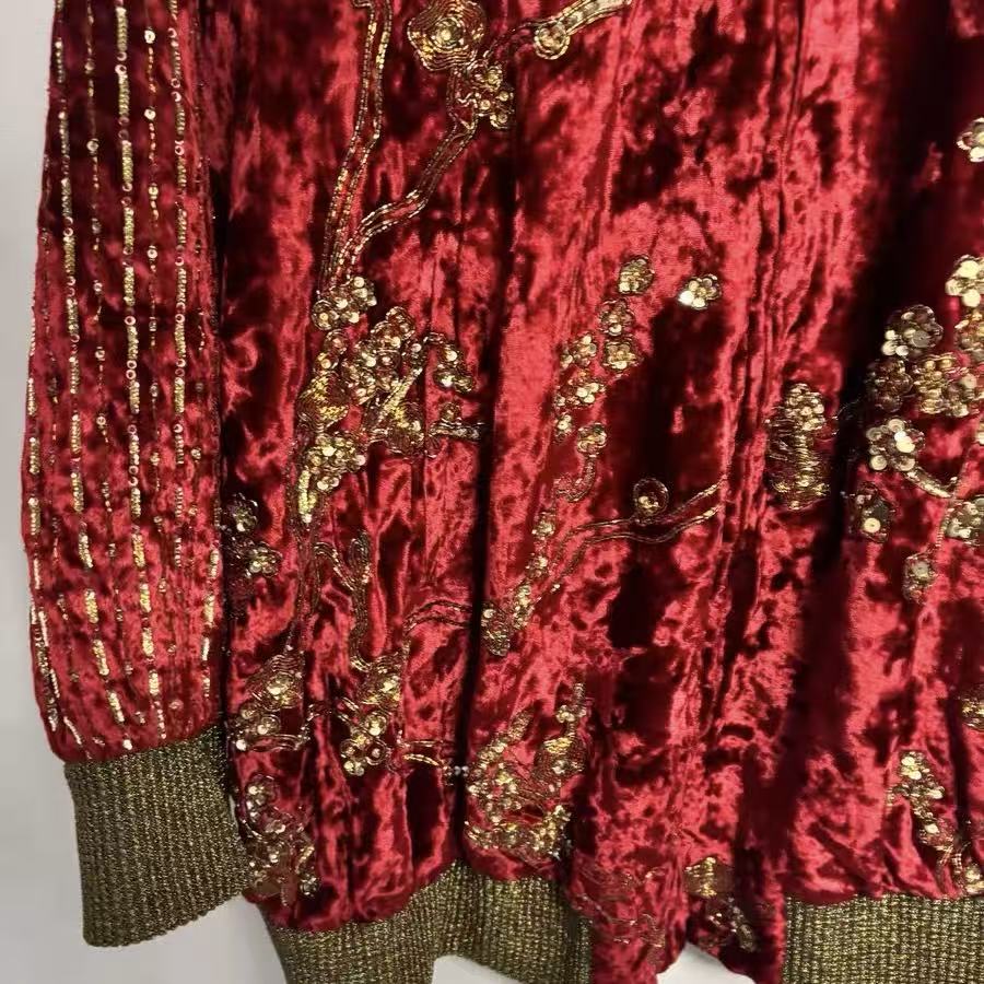 Saint Laurent 19AW Sequin Hand Beaded 'Sukajan' Souvenir Jacket