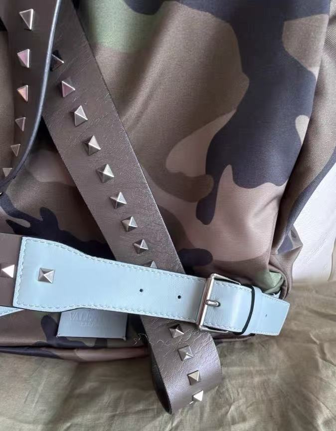Valentino Camo Studded Backpack