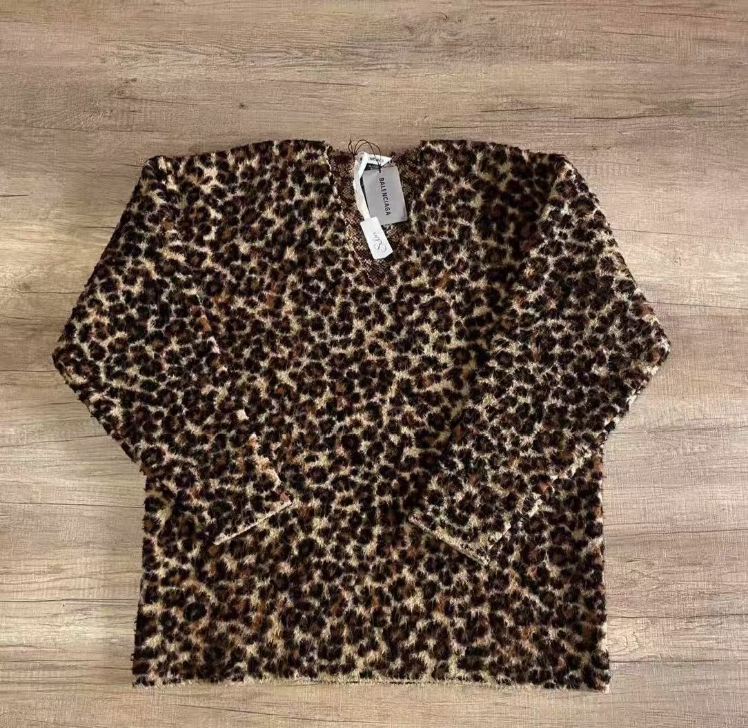 Balenciaga Jacquard-knit wool-blend sweater